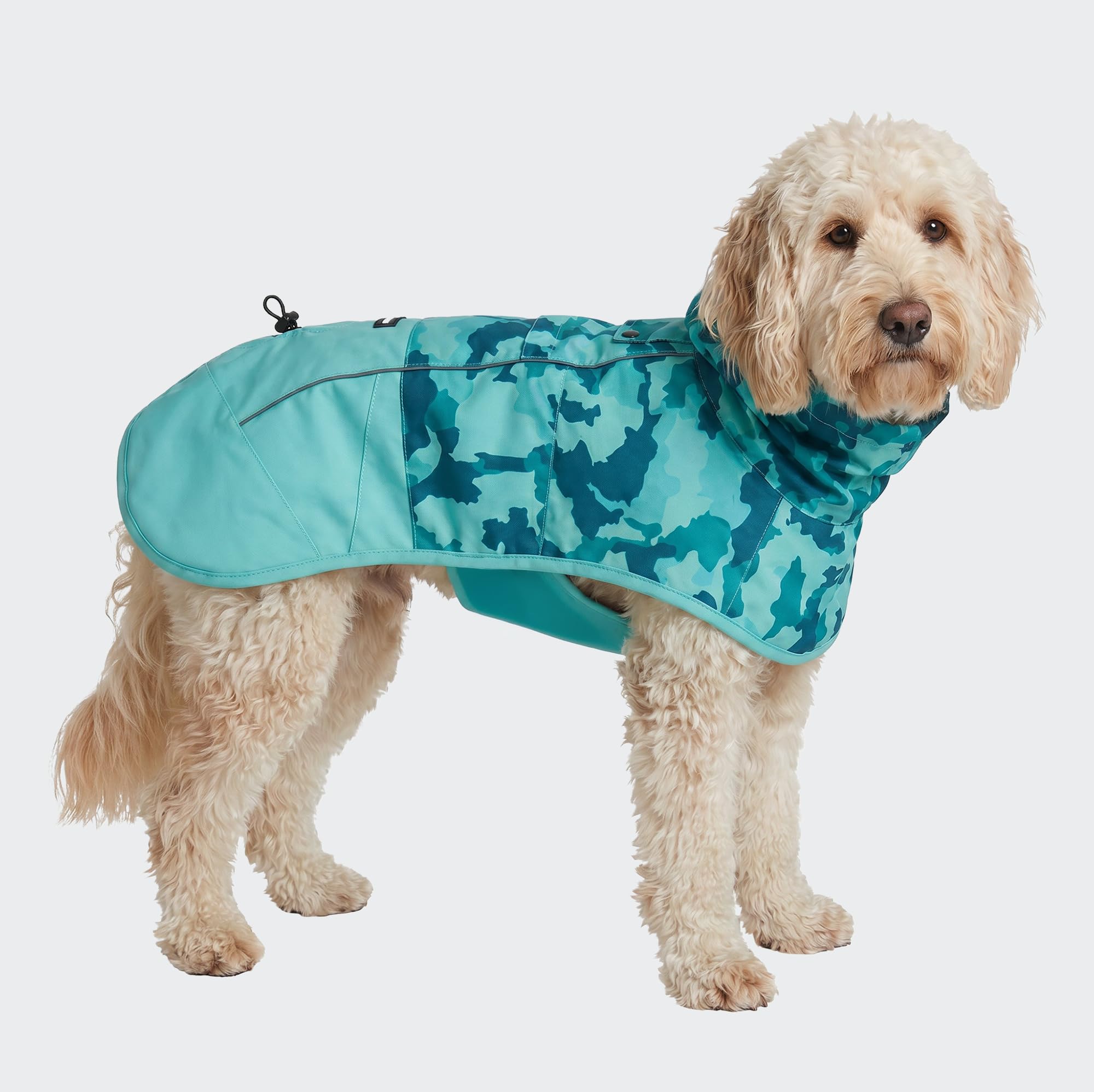 Spark Paws Dog Raincoat - Waterproof Rain Jacket w/Hood, Full Coverage