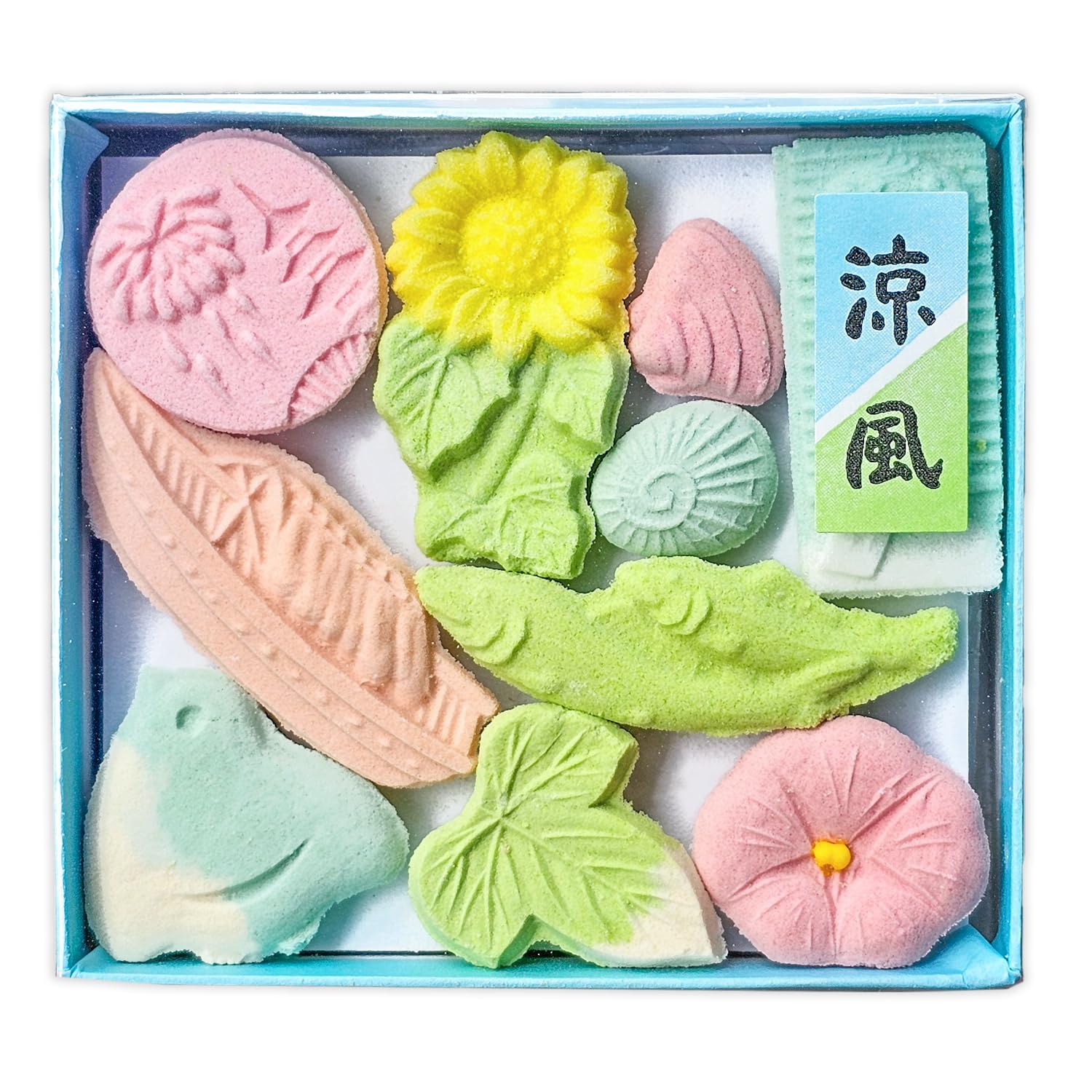 Amazon | 富久屋 涼風の和三盆小箱 1箱10粒入 夏のお干菓子 京都土産