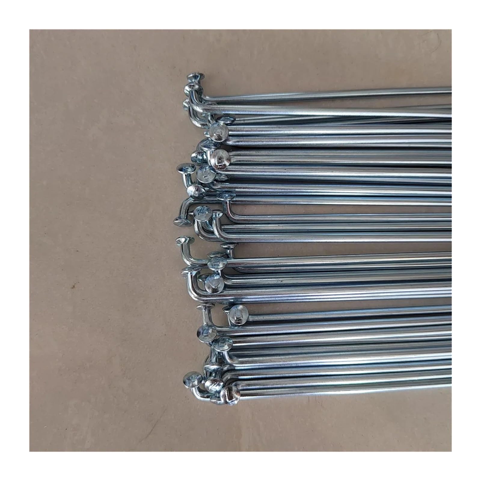 12G Diametro 2,5mm for Raggi Bicicletta Lunghezza 170-305mm Acciaio 40PZ con Nippli