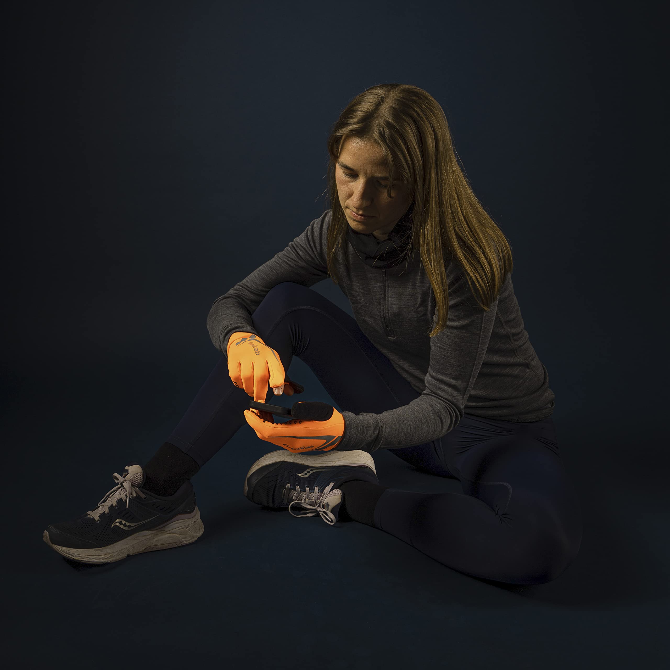 GripGrab Guantes de Running de Invierno Expert Winter Térmicos Touchscreen Alta Visibilidad Transpirables Hombre Mujer, Unisex Adulto