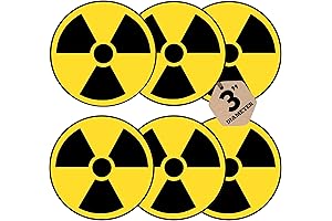Radiation Detection Sticker: Safety First with Universal Hazard Warning