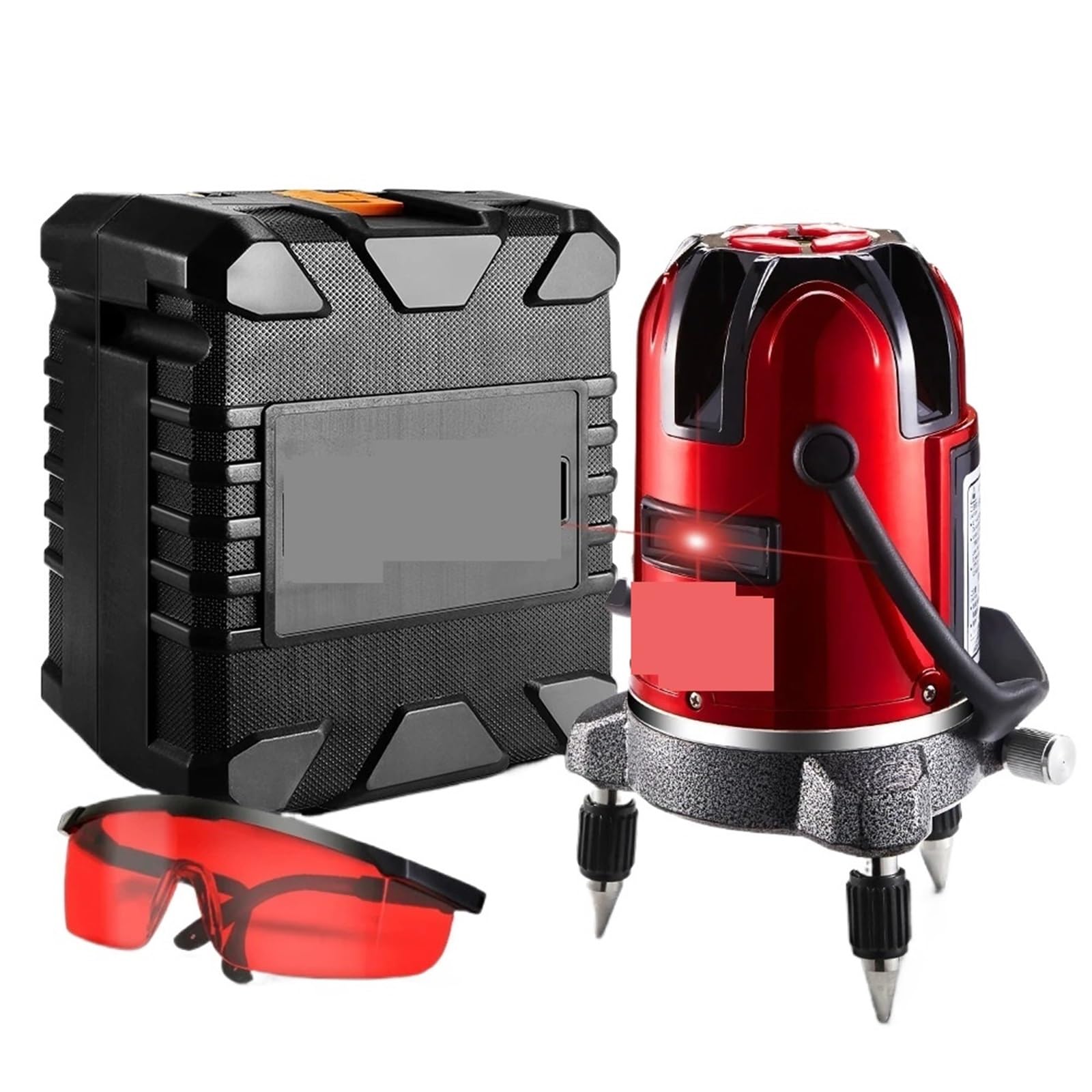 La-ser Nivel, Nivel láser autonivelante de 5 líneas y 6 puntos, verde, 360 grados, línea láser vertical y horizontal