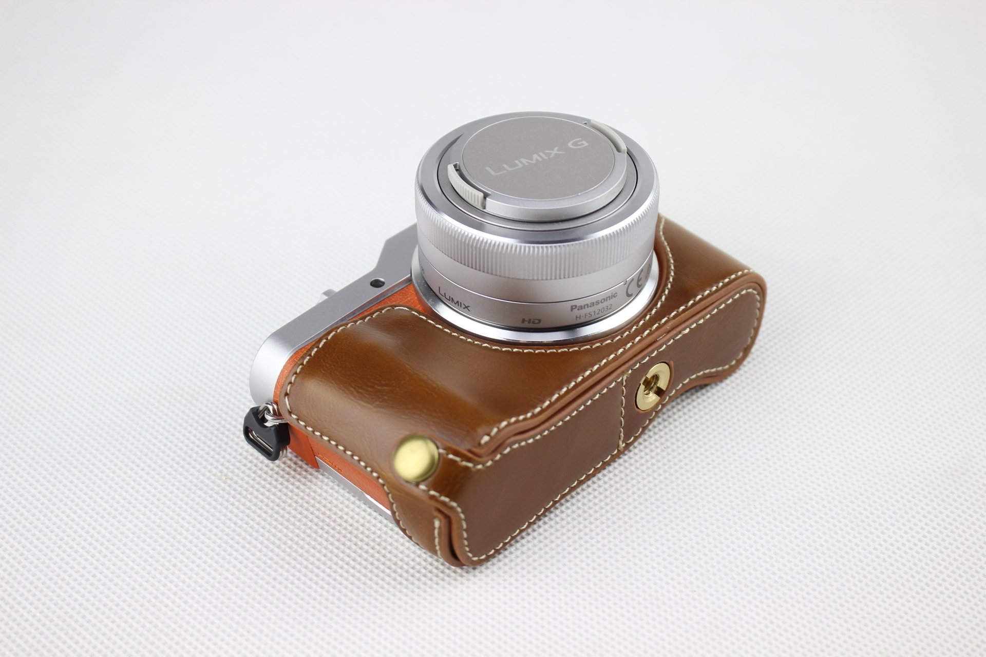 Amazon.com: GF10 Camera Case, BolinUS Handmade PU Leather Half