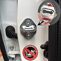 Vista 4 de Sudemota Cubierta de bloqueo de puerta de automóvil para Citroen DS4 DS5 DS5LS DS6 DS3 DS7 Cubierta de bloqueo de puerta Protector de acero