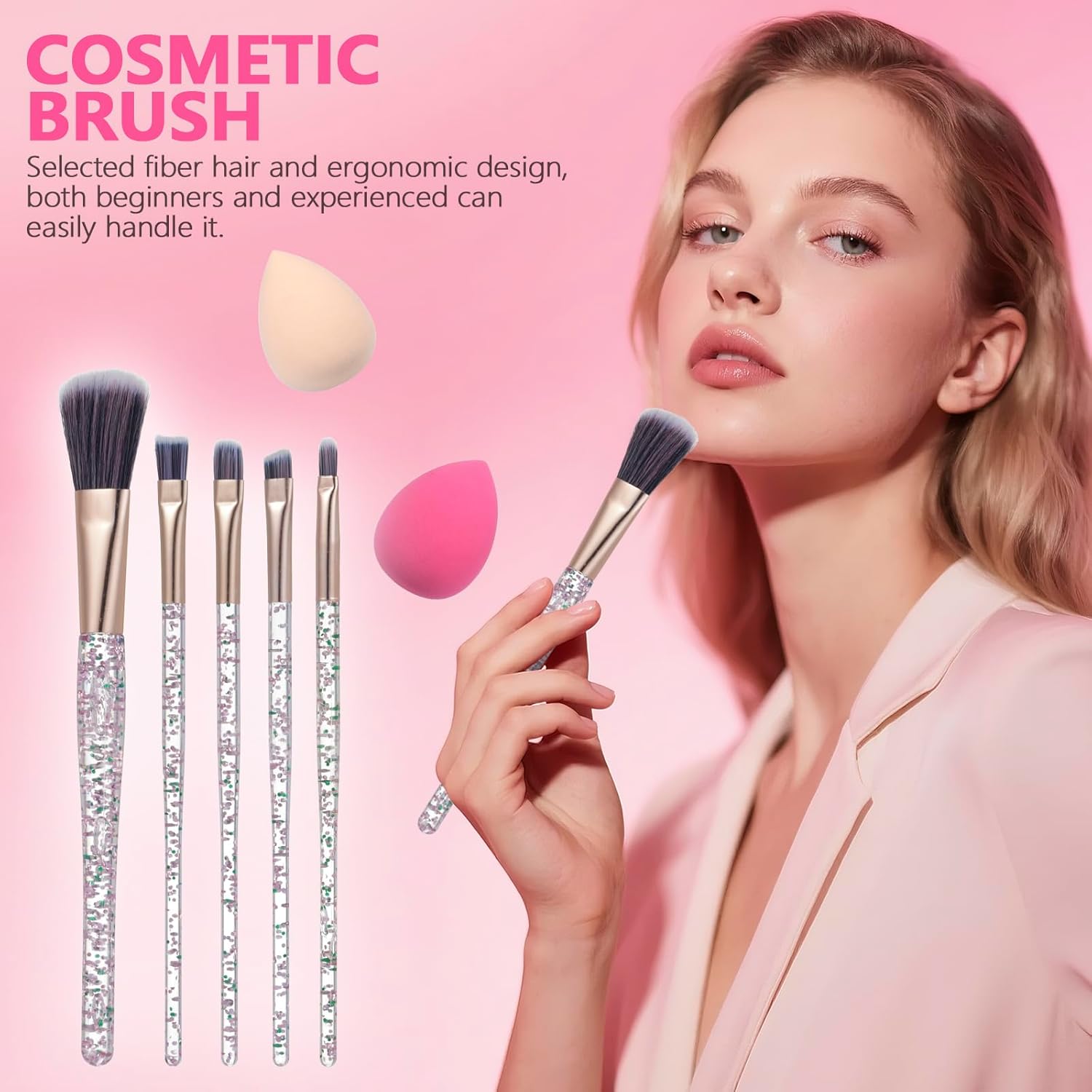 Makeup Kit For Women Full Kit, Makeup Set For Girls Teen Women, Makeup Gift Set With Eyeshadow Palette, Foundation, Concealer, Lipstick, Brushes (20 color makeup kit) - Image 6