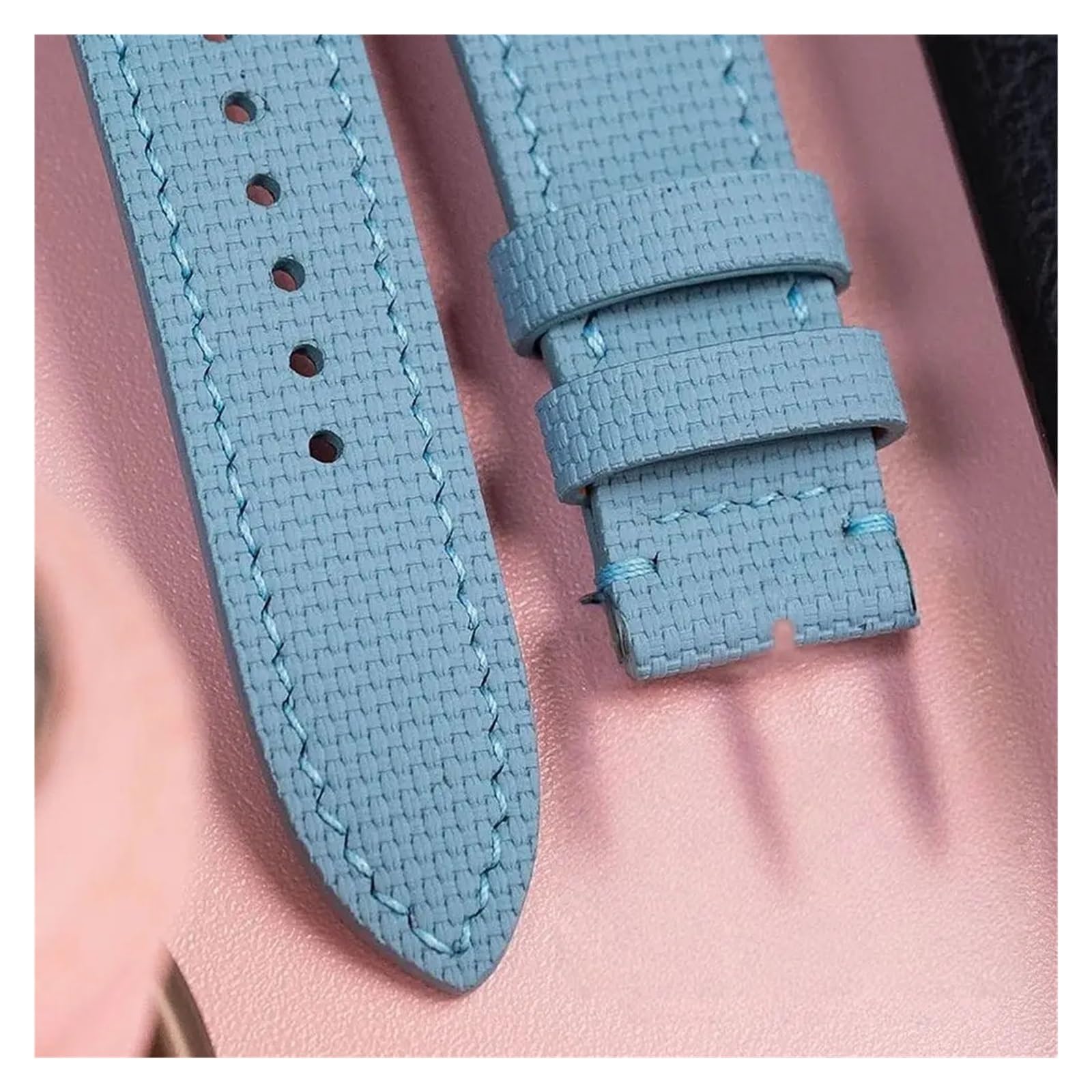 LUGEMA Bracelet De Montre En Toile De Voile Et Caoutchouc Avec Système De Dégagement Rapide, 12 Couleurs, 18, 19, 20, 21 Et 22 Mm(Yellow,21mm,Pin Buckle)