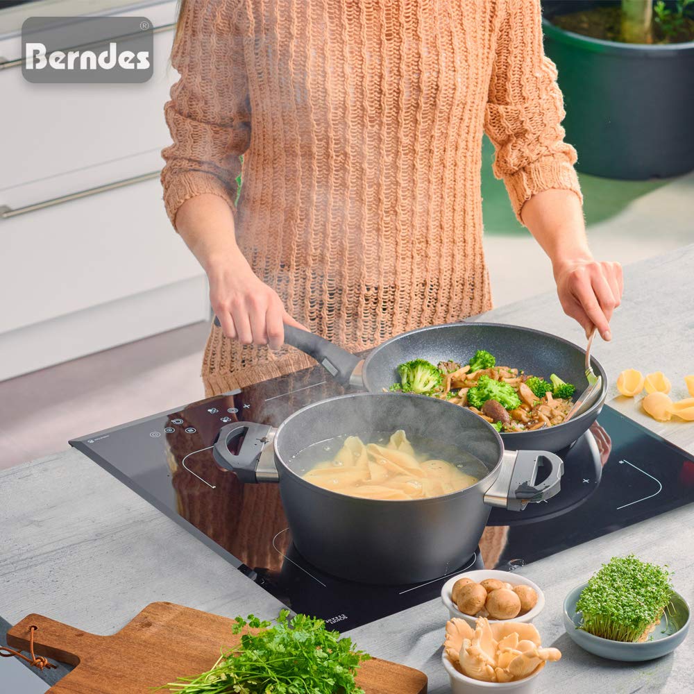 Berndes 21219 Balance Induction Enduro – Sartén (30 cm, aluminio, color negro