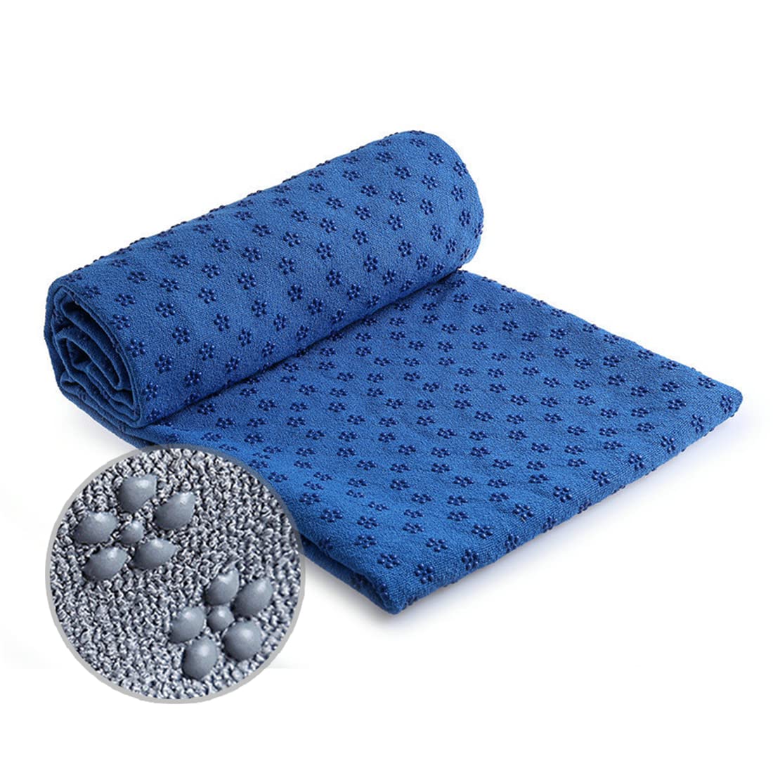 Serviette De Yoga Antidérapante Fit-Flip – 185x63 Cm, Microfibre, Séchage Rapide, Picots, Pour Pilates Et Sport