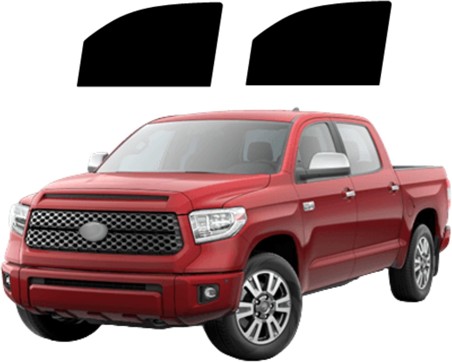 Factor Precut Ceramic Window Tint for Toyota Tundra 4 DR 2007-2021 to Block Over 99% Harmful UV Rays 2mil Thick Shop Grade Use Superior Heat Rejection, Professional Finish (20% All)