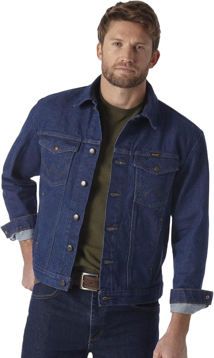 Wrangler mens Cowboy Cut Western Unlined Denim Jacket Cowboy Cut Western Unlined Denim Jacket