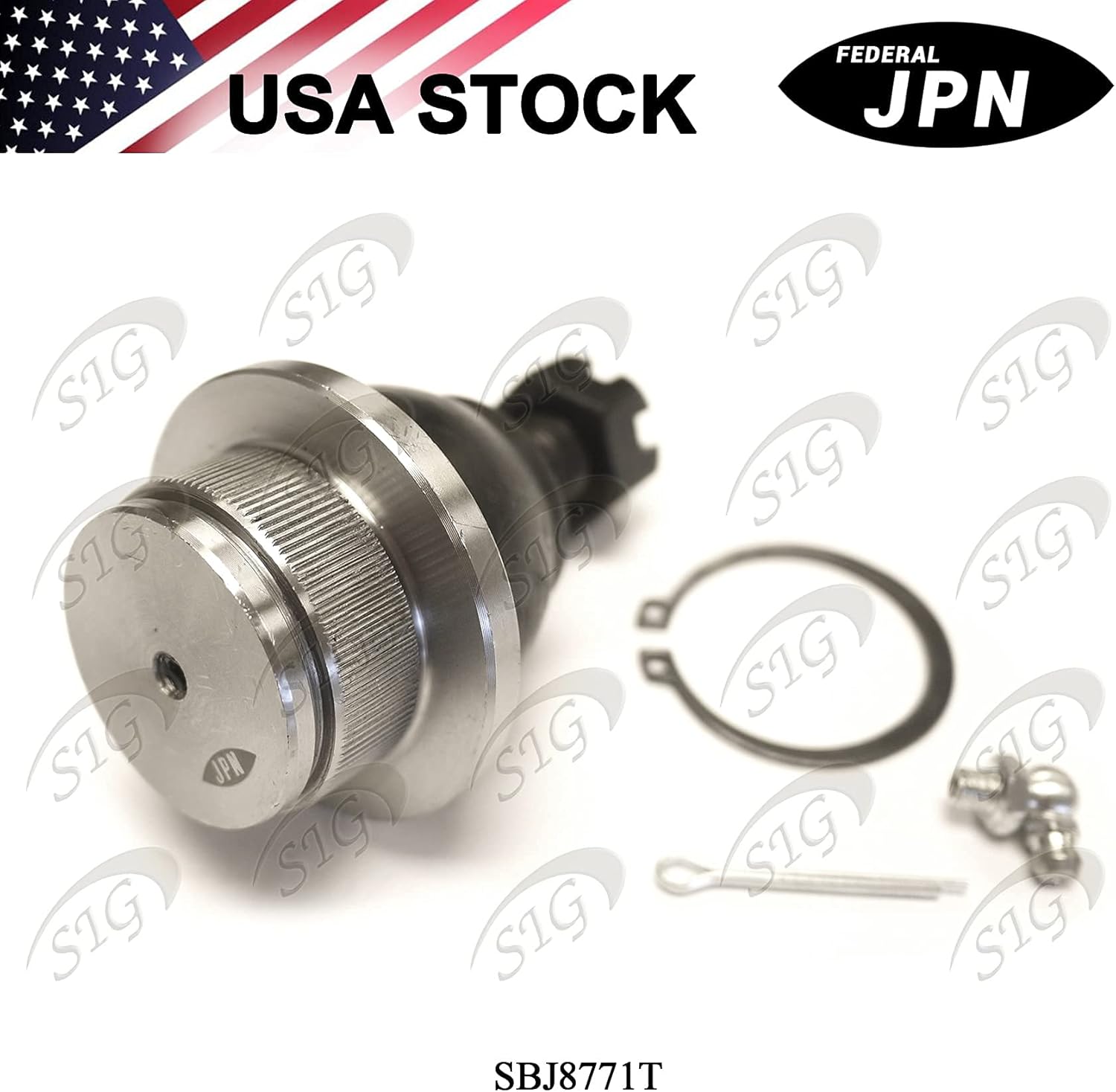 Front Left (Driver Side) or Right (Passenger Side) Lower Ball Joint Compatible with Ford & Mazda Model Ranger & B2300 & B2500 & B3000 & B4000 (Replacement# 1L5Z3085AA, K8771) - SBJ8771T