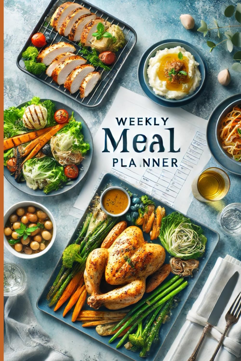 Weekly Meal Planner: Organize Breakfast, Lunch, and Dinner for the Whole Week      Paperback – October 18, 2024