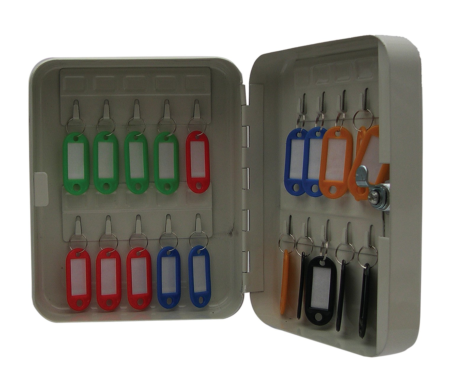 Cathedral(KC20) Key Cabinet, 20 Keys, White