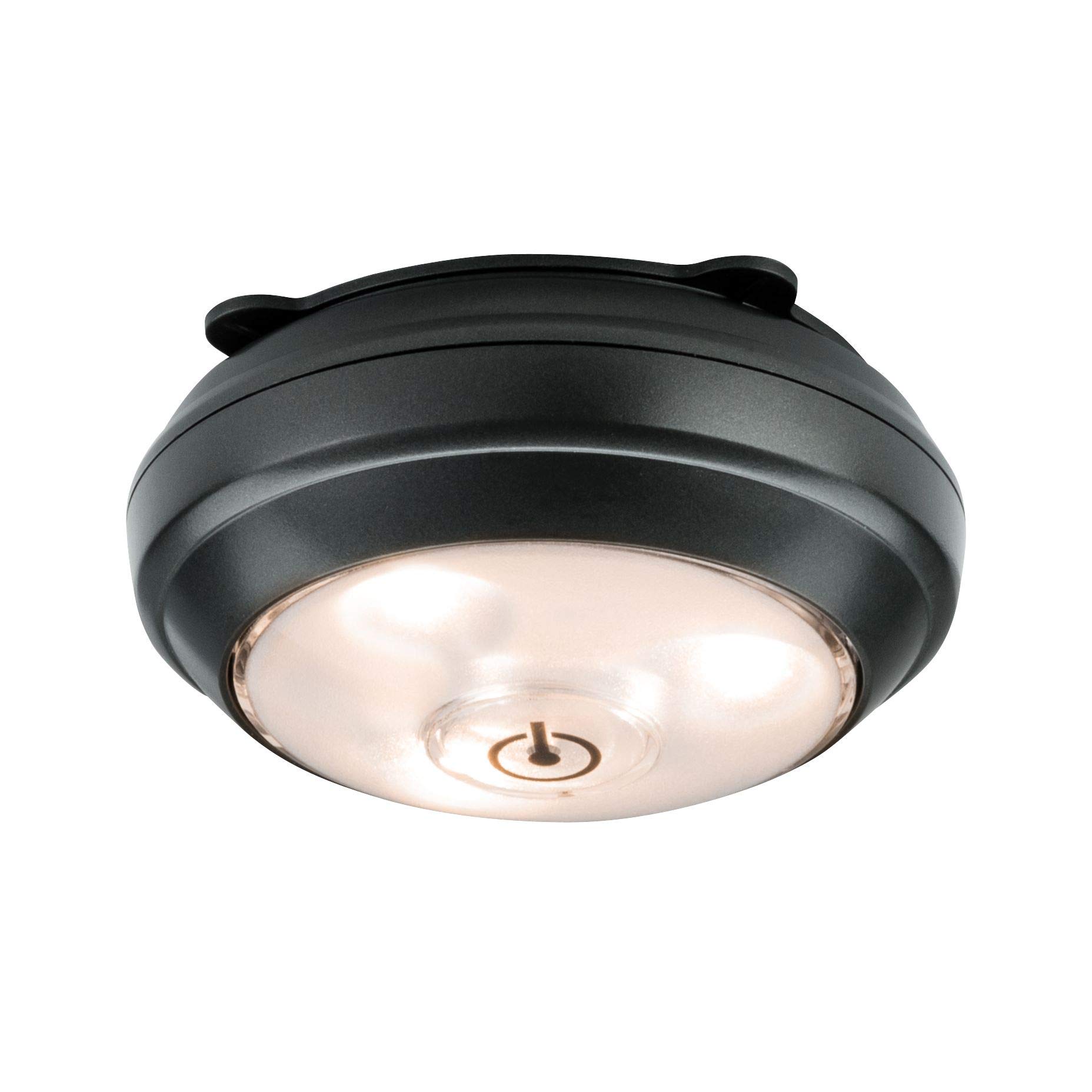 Paulmann 70639 LED Furniture luminaire Button incl. 1x0.6 watt dimmable Cabinet luminaire Anthracite Cabinet Light Plastic Kitchen lamp 3000 K