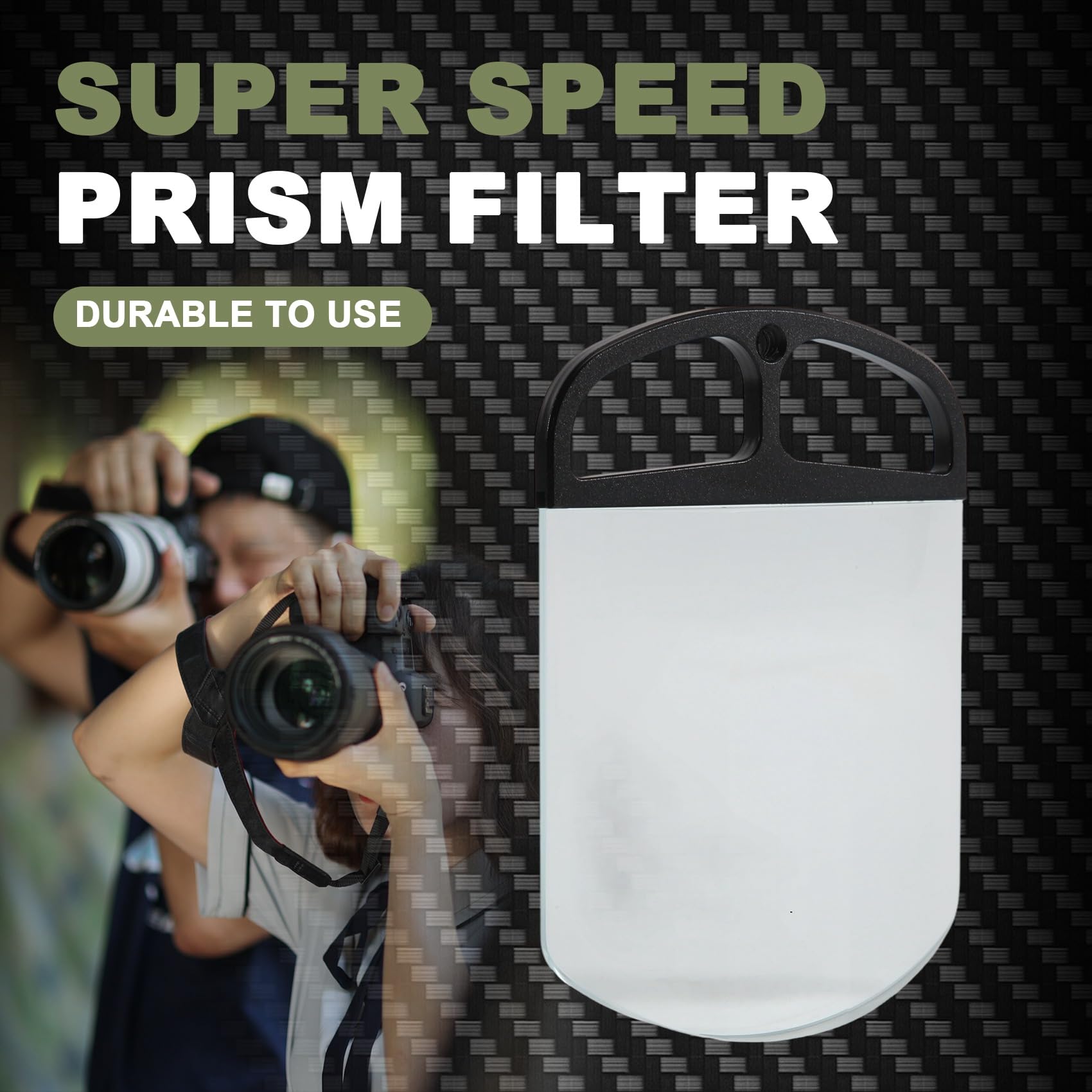 Filtre Prismatique Super Vitesse pour Photographie & Vidéo Ghost Effets Spéciaux Filtre de Lentille D'Amélioration de Haute Clarté 100mm