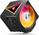 upHere UE2-Elite-KC8C CPU Air Cooler, 8 Heat Pipes Dual Tower CPU Cooler with 120mm ARGB PWM Fan, 280W TDP, for AMD AM5/AM4/AM3, Intel LGA 1851/1700/2011/2066/115X, Black ARGB
