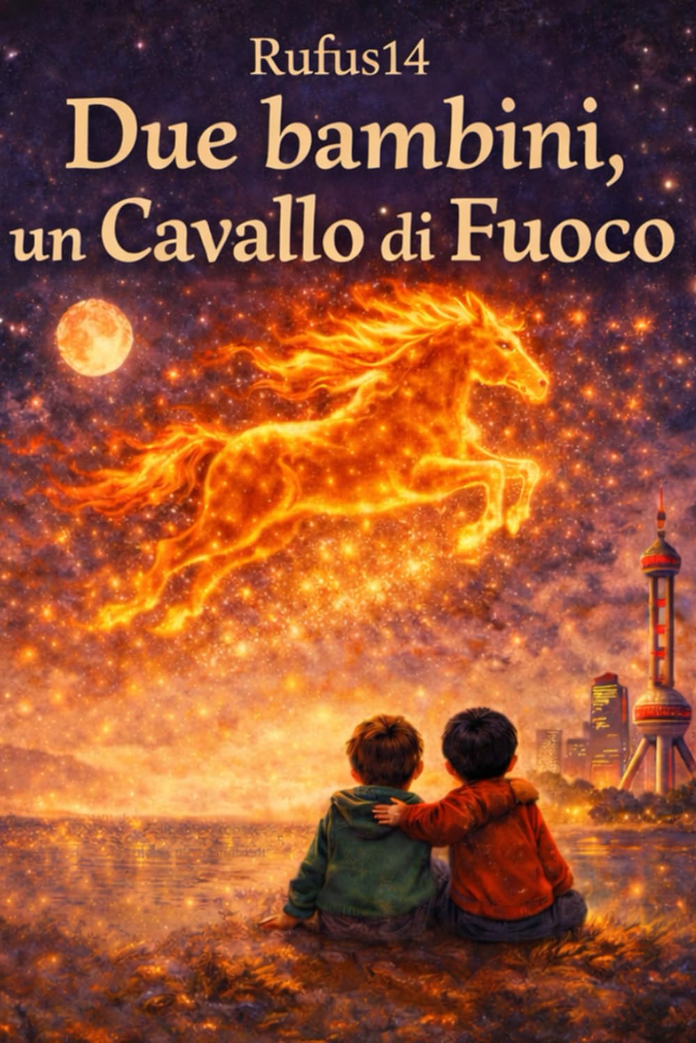 Due Bambini, Un Cavallo di Fuoco