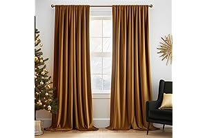 Lazzzy Velvet Blackout Curtains - Premium Light Control and Privacy for Your Living Room