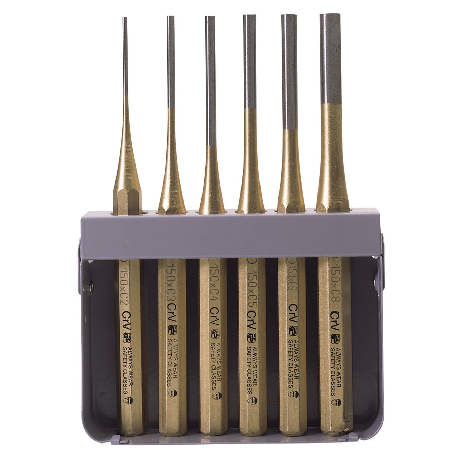 Draper Expert 74712 - Set 6 spine coniche ottagonali