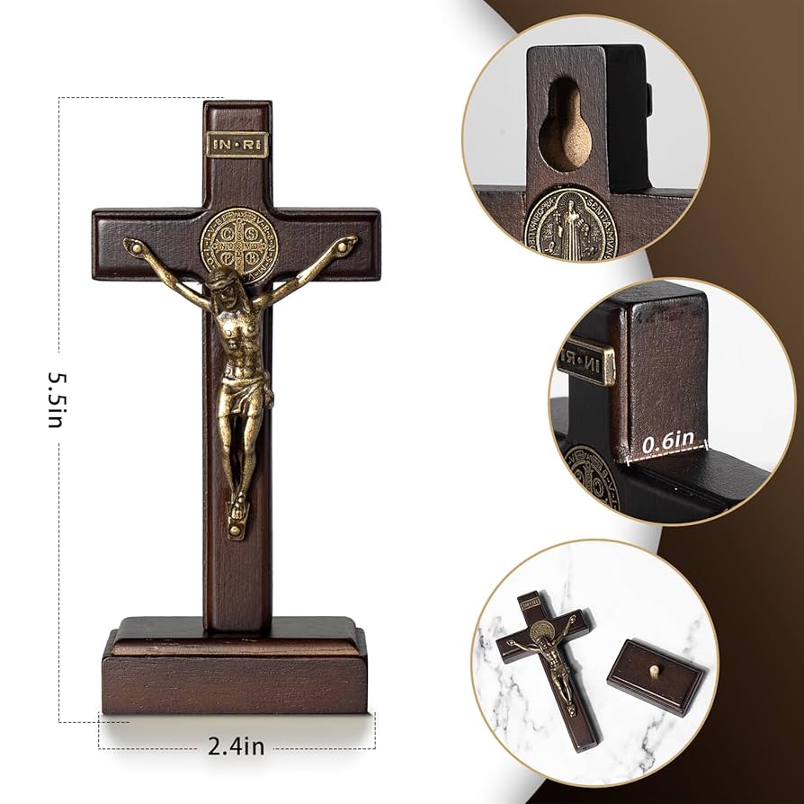 陶製 十字架天使 壁飾り 十字架 壁飾り 天使の翼 クロス バイブルワード エンジェル