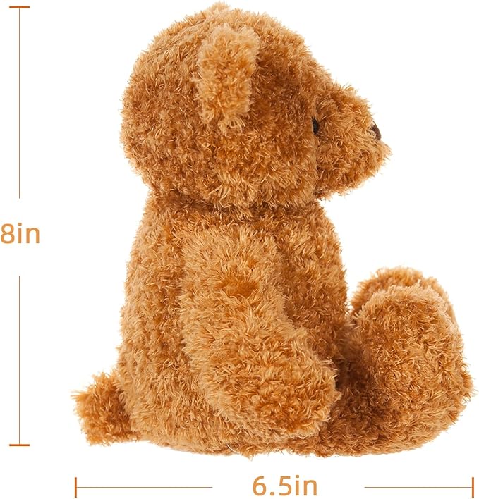 Apricot Lamb Oso de Peluche Marrón Suave para Niños miniatura 3
