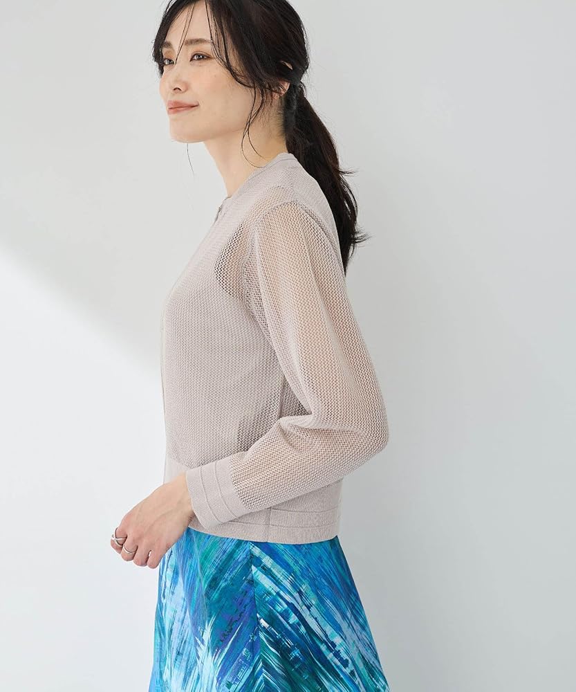 Amazon | メッシュニットブルゾン【手洗い可能】 | コート・ジャケット Amazon | メッシュニットブルゾン【手洗い可能】 | コート・ジャケット