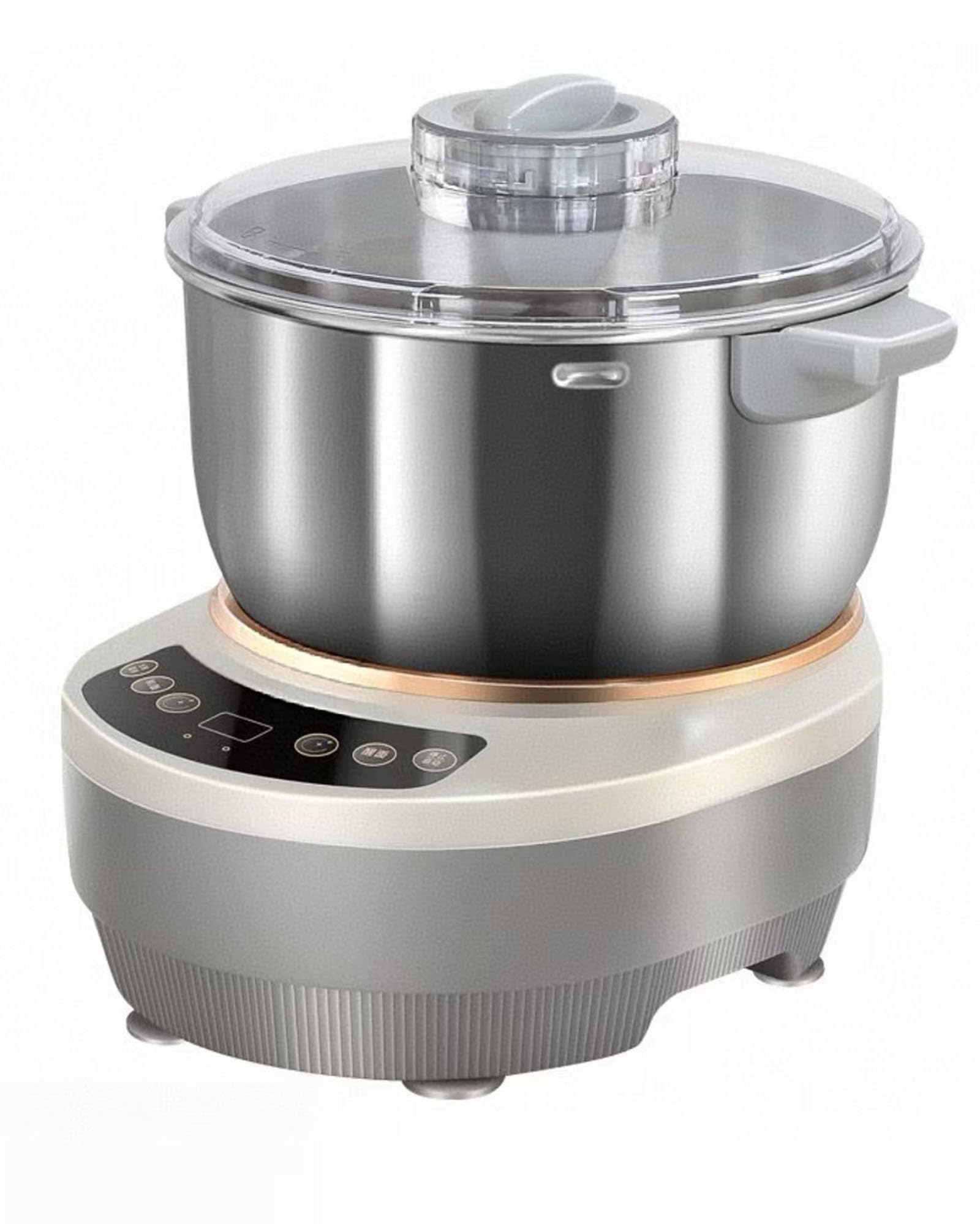 Aptovpvp Electric Dough Machine With Fermentation Function, Microcomputer Timing, Front Touch Panel, 6.3qt(7L), 304 Stainless Steel, Used For Bread, Pizza, Pancake, Dumpling Dough And Sourdough