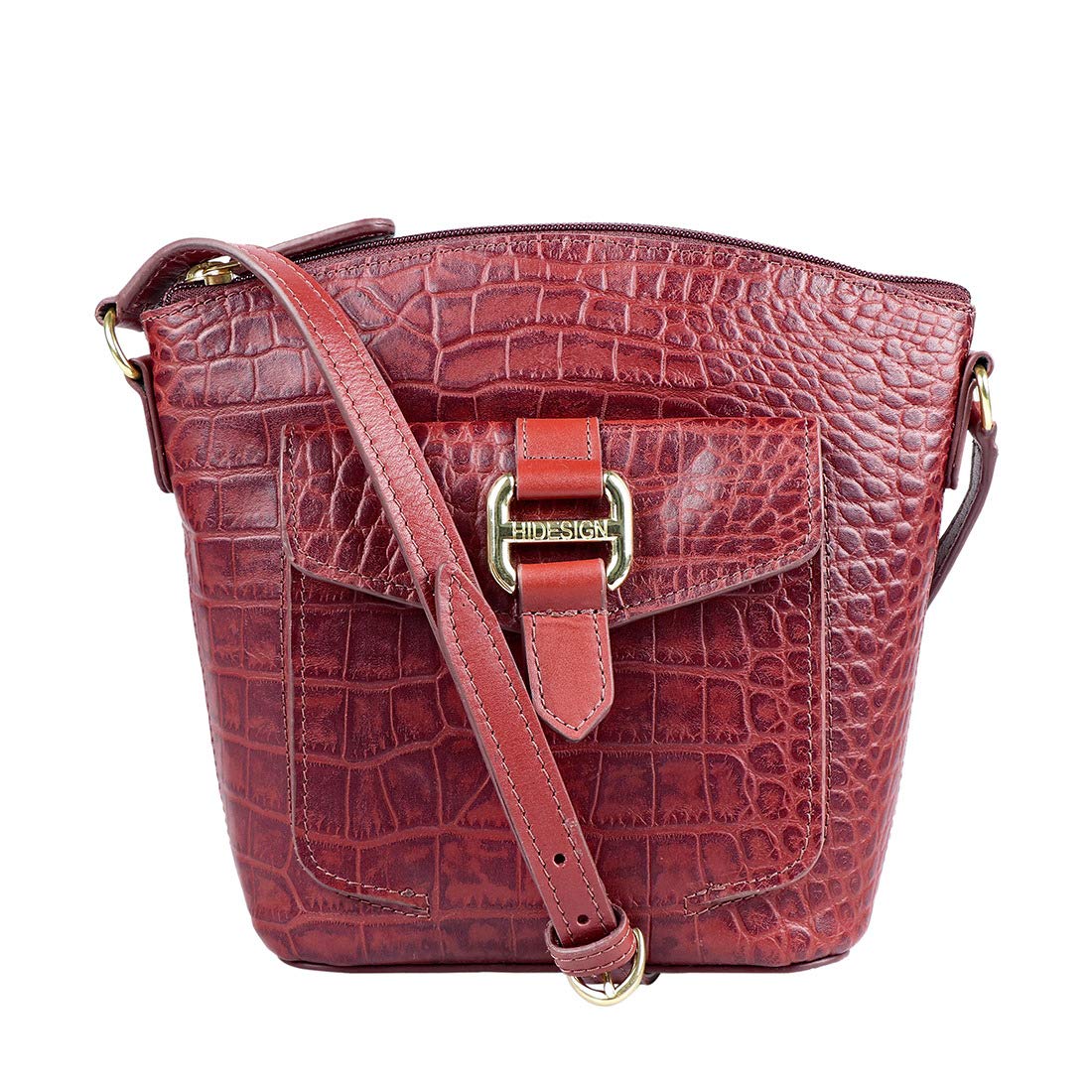 Hidesignwomens LOTUS I SB Small Marsala Sling Bag