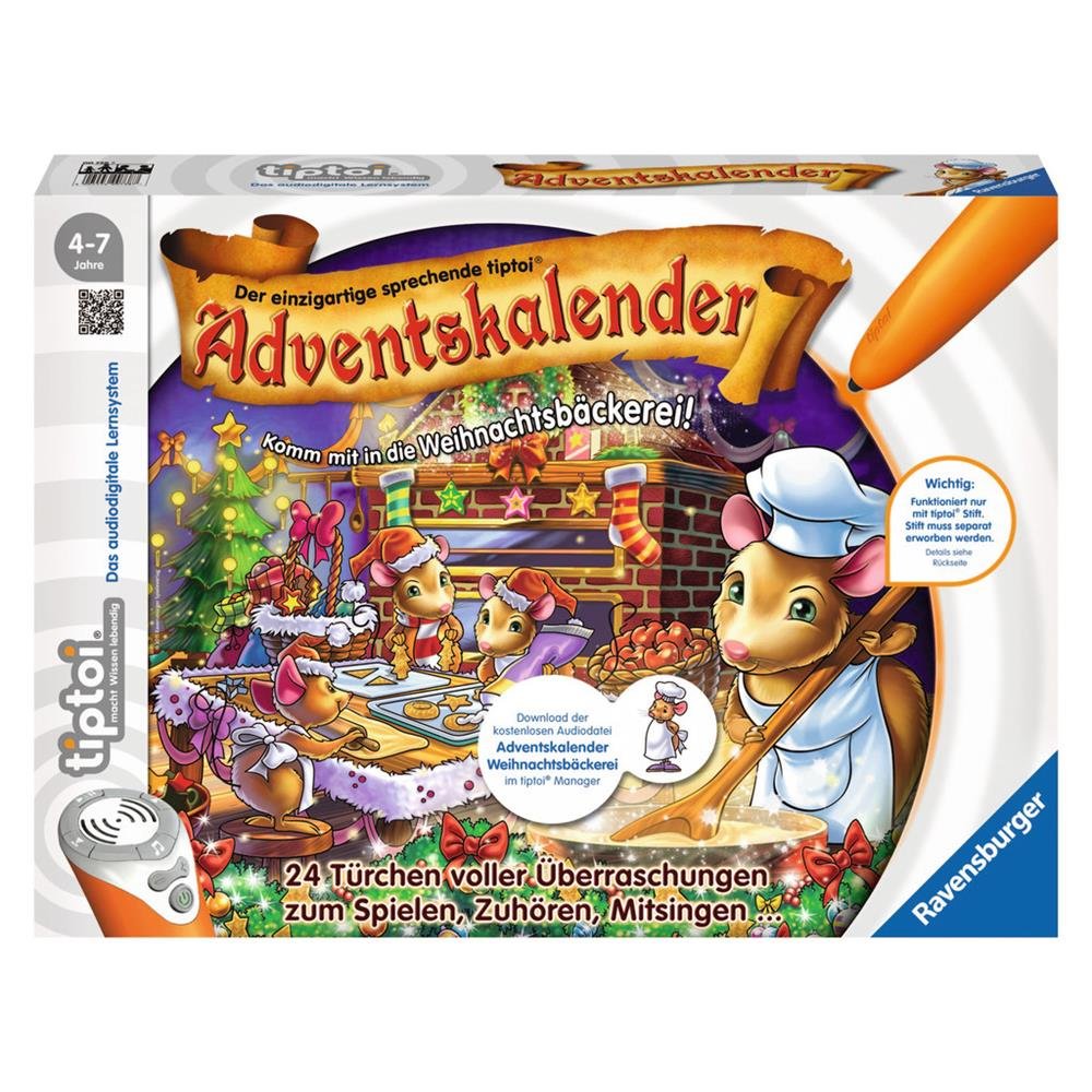 Ravensburger 00738 - tiptoi: Adventskalender 2015 In der Weihnachtsbäckerei