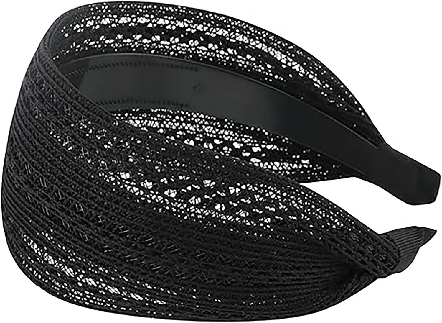 Tazweeq Bohemian Style Women’s Headband, Non-slip Wide Headband, Women’s Big Headband, Thick Headband with Teeth, Fashionable Hairband, Hair Accessories for Women Girls (Black) Tazweeq Bohemian Style Women’s Headband, Non-slip Wide Headband, Women’s Big Headband, Thick Headband with Teeth, Fashionable Hairband, Hair Accessories for Women Girls (Black)