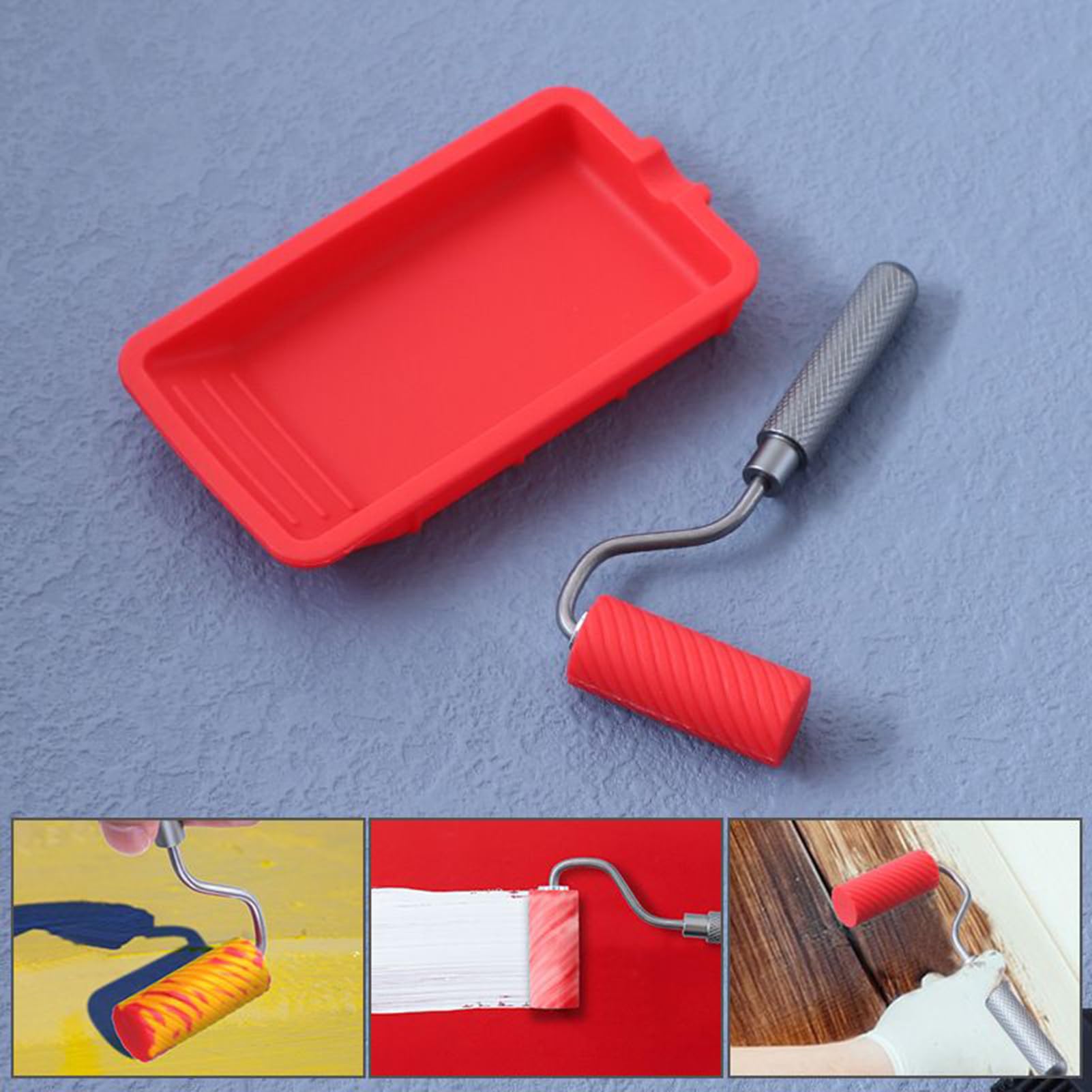 Set Spazzole In Silicone Per Colla 3 Pezzi - Applicatori Professionali Per Falegnameria E Fai Da Te