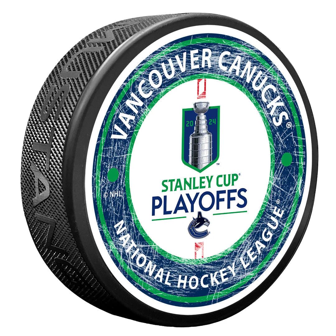 Sports Decor Vancouver Canucks Puck | 2024 Stanley Cup Playoffs Center Ice