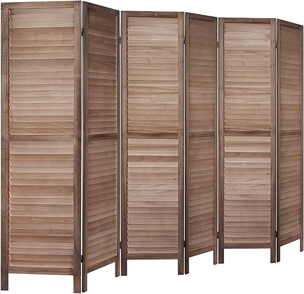 Rose Home Fashion 6 Panel Wood Room Divider