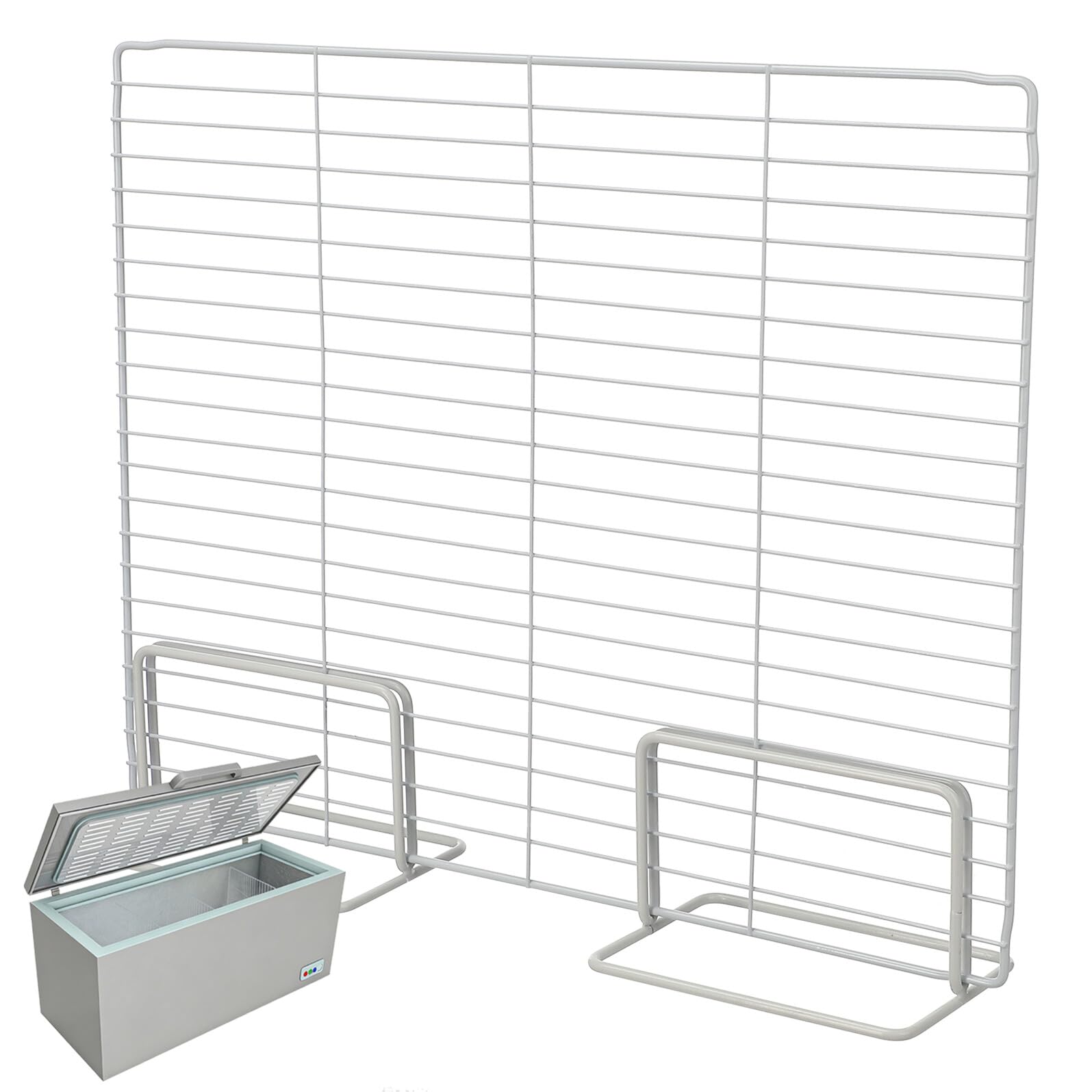 PACKOVE Gefrierschrank Trenngitter aus Eisendraht 35x46cm für Kühlschrank und Gefriertruhe als Regaltrenner zur Effizienten Lebensmittellagerung und Platzersparnis