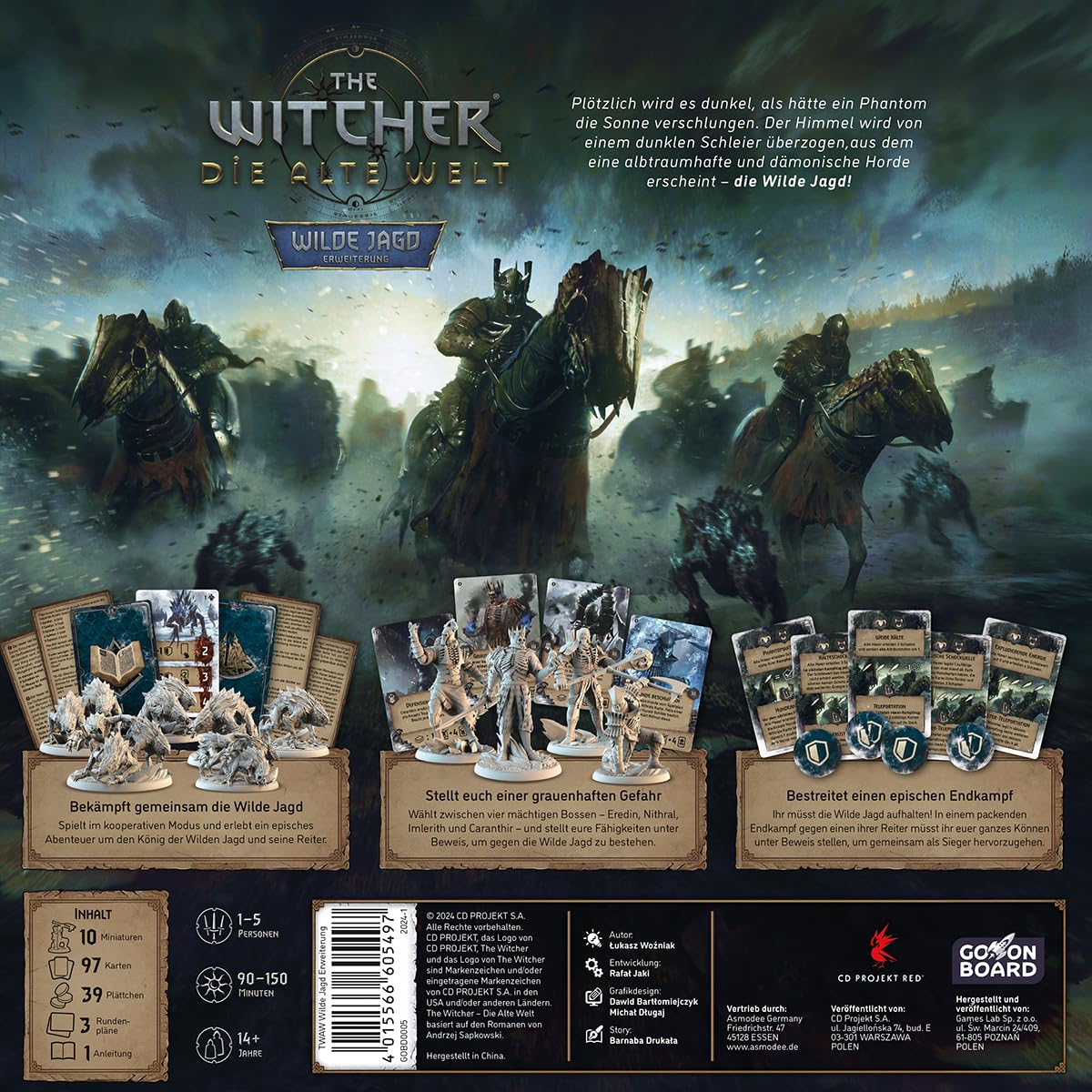 Asmodee The Witcher: The Old World – Set Di Avventura (espansione) – 200 Nuove Carte, 1-5 Giocatori, 14+ Anni