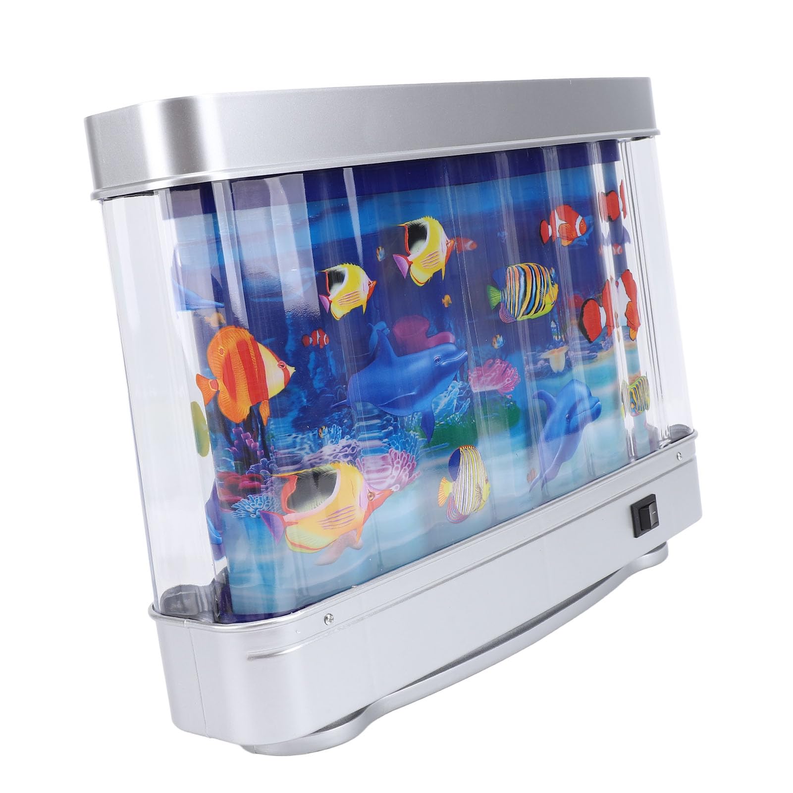 Mini-Lampe für Aquarien, bewegliches Fisch-Nachtlicht für Kinder und Babys, dekorative sensorische Lampe mit USB-Stromversorgung