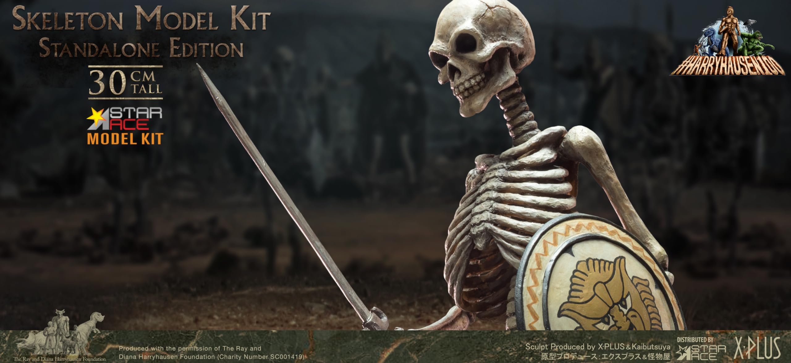 Ray Harryhausen's Skeleton (Standalone Edition) Model Kit, Figures