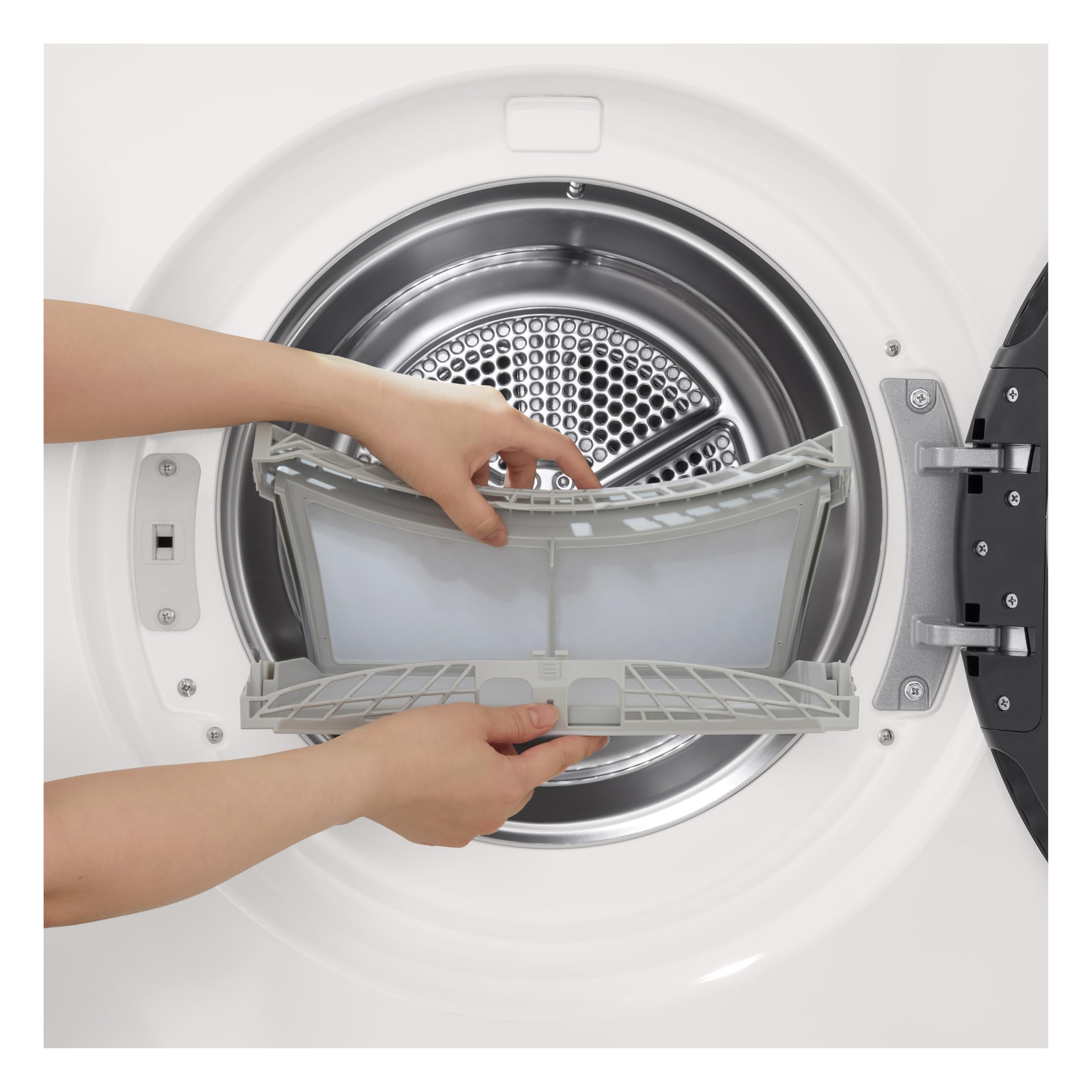 LG RNX5009NWWB Asciugatrice 9Kg Pompa di Calore DUAL Inverter, Classe B, Asciugatura AI Dry con Intelligenza Artificiale, Wi-Fi, Serie X5, Motore Direct Drive, Allergy Care, Essence White
