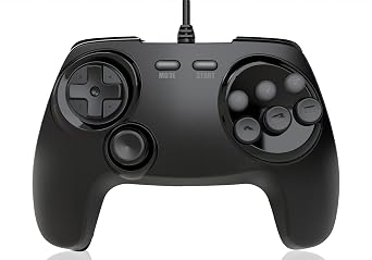 Retro Fighters BrawlerGen 2-in-1 Controller - Sega Saturn & Sega Genesis