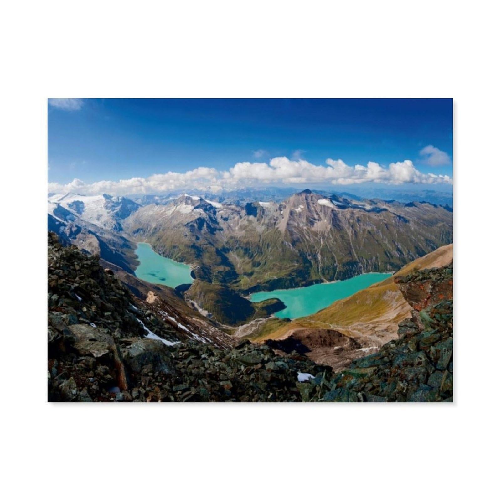 Jigsaw Puzzle 1000 Pieces for Adults，The Mooserboden reservoirs in Kaprun，Kids Teens Large Families Puzzle Game（50x70cm）-AH59