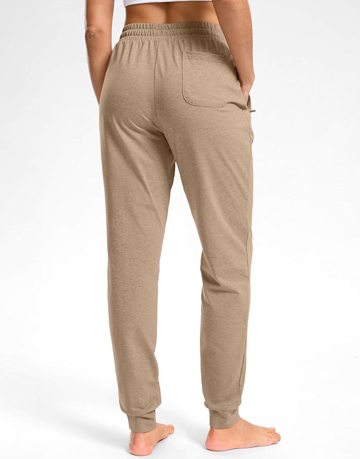 G Gradual Women's 30"/32"/34" Inseam Tall Sweatpants Cotton Joggers with Zipper Pockets Yoga Lounge Athletic Pants for Women - Image 3