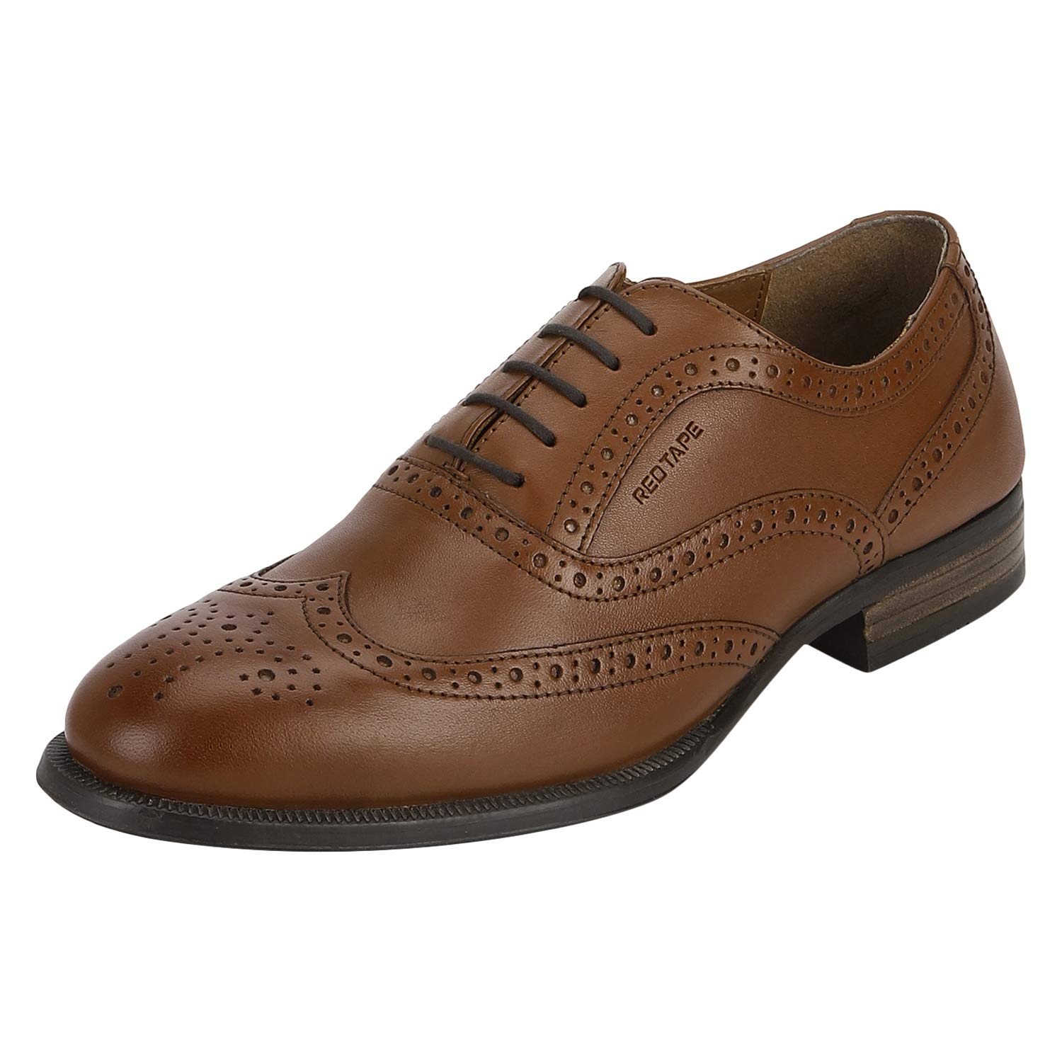 Buy Red Tape Men Black Oxford Shoes at 