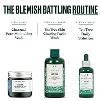 Vista 7 de The Body Shop. Producto 3 en 1 de árbol del té para el baño. Lavar, restregar, aplicar máscara. Hecho con aceite de árbol del té, vegano, 4,2 onzas