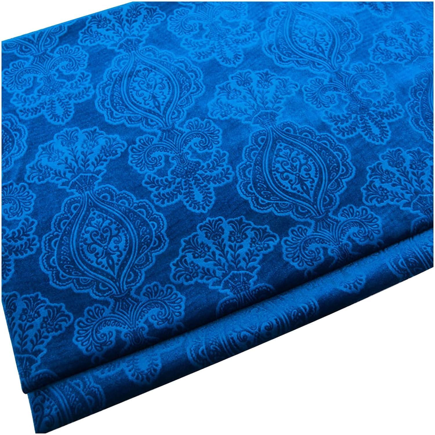 Lnn Velvet Fabric 150×100cm Floral Decorative for Furniture Upholstery, DIY Crafts, Curtain for Dressmaking, Art & Craft, Sewing