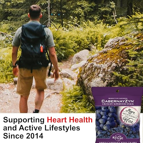 Miniatura 4 de Wine RayZyn Chardonayzyn - Uvas de vino secas Chardonnay (caja de 6 bolsas grandes) - La pasas doradas más saludables - Snack de frutas saludables