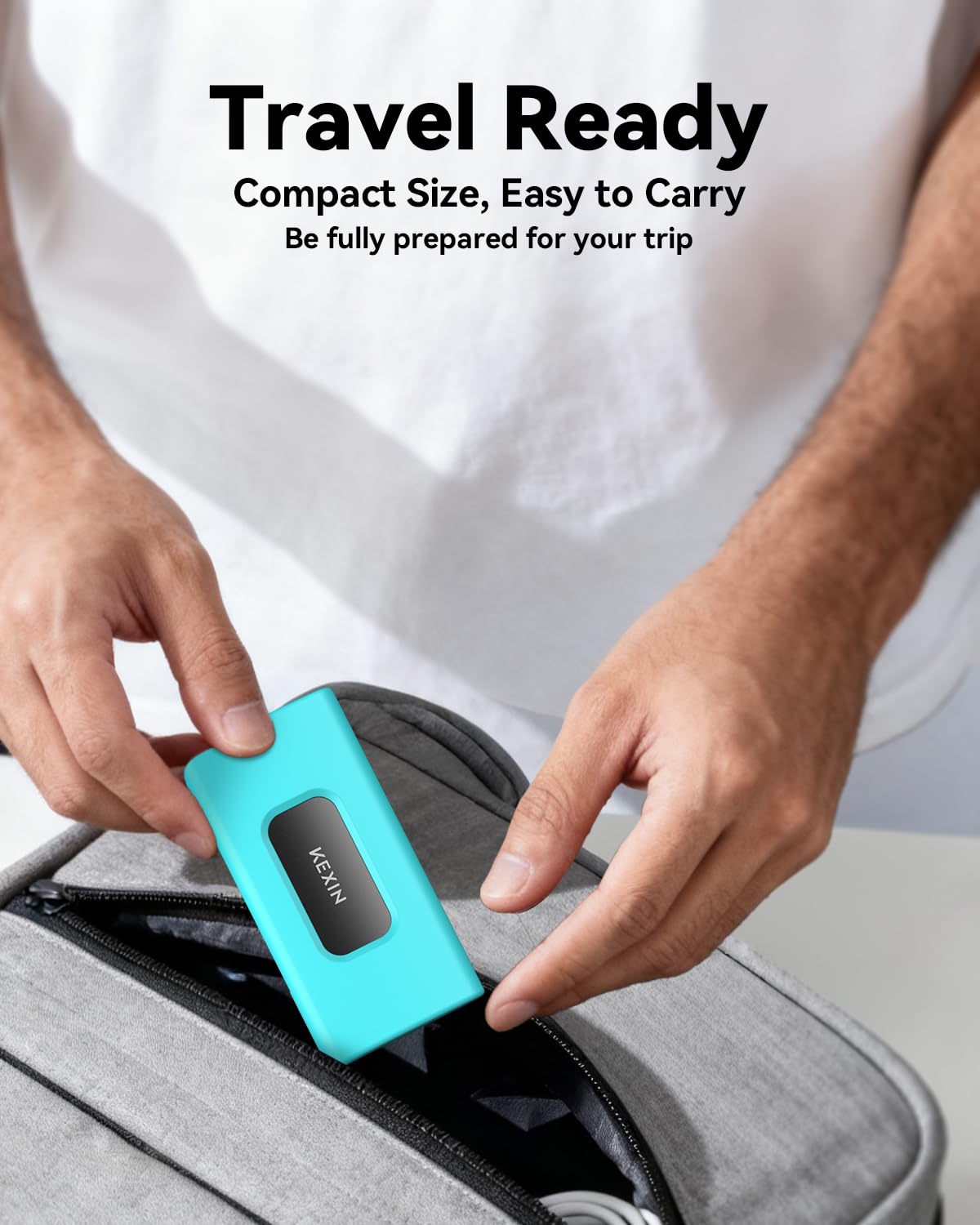 KEXIN Disco Duro Externo SSD de 1TB, USB 3.2 Tipo C, Unidad de Estado sólido portátil de 1TB, hasta 1000 MB/s para PC, Mac, Consola de Juegos Android y más