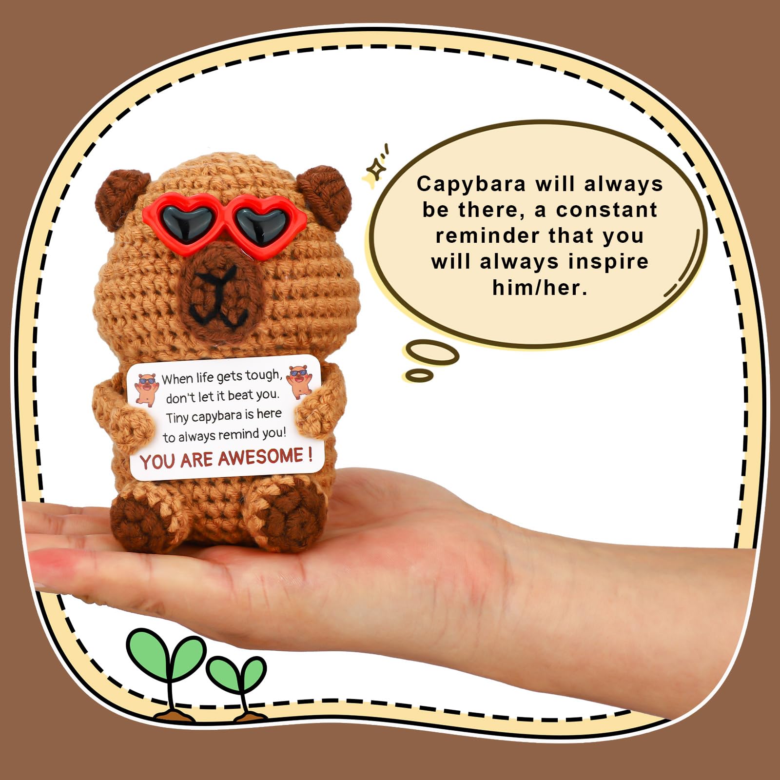 TOYMIS Positive Capybara Crochet - Image 3