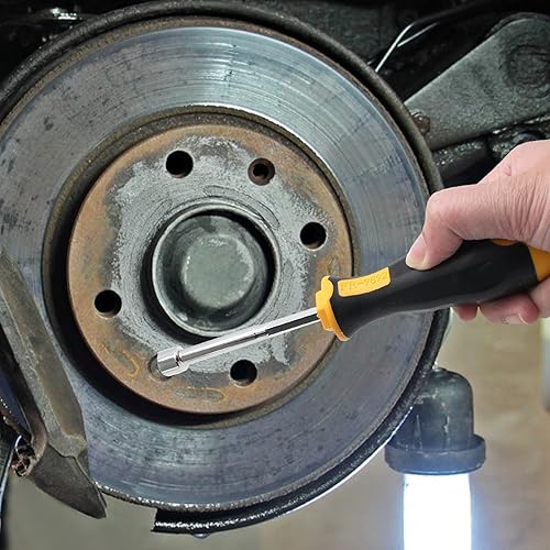 Miniatura 6 de Piutouyar Destornillador de llave de vaso de 0.394 in, destornillador de tuerca hexagonal, destornillador de agarre de cojín de acero para hacer a