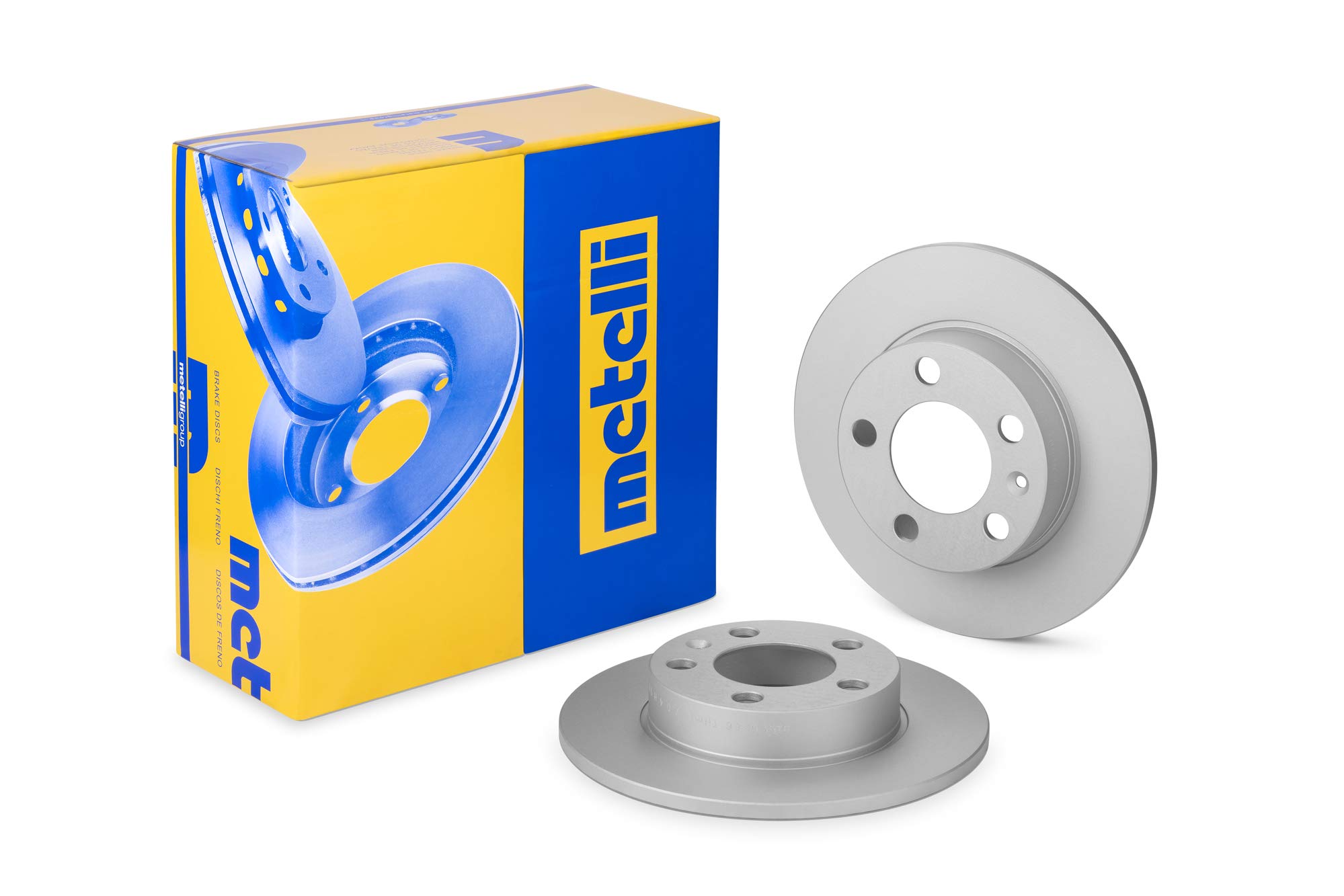 metelligroup 23-0366C Disco Freno Verniciato, Kit Composto da 2 Dischi Freno, Pezzo di Ricambio per Auto/Automobile, Certificato ECE R90