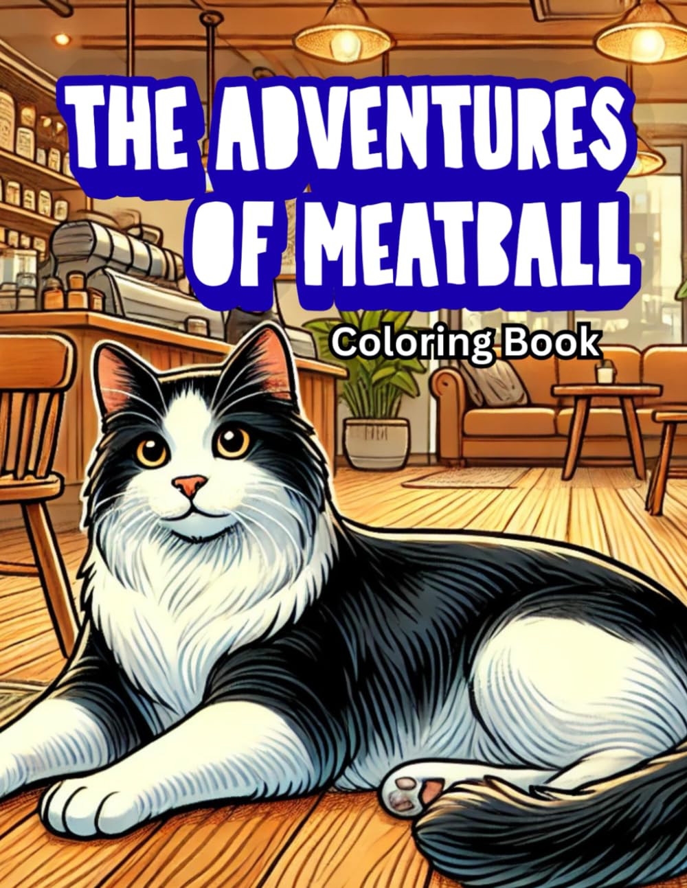 The Adventures of Meatball: A Tuxedo Cat Coloring Book that's fun for all ages